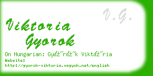 viktoria gyorok business card